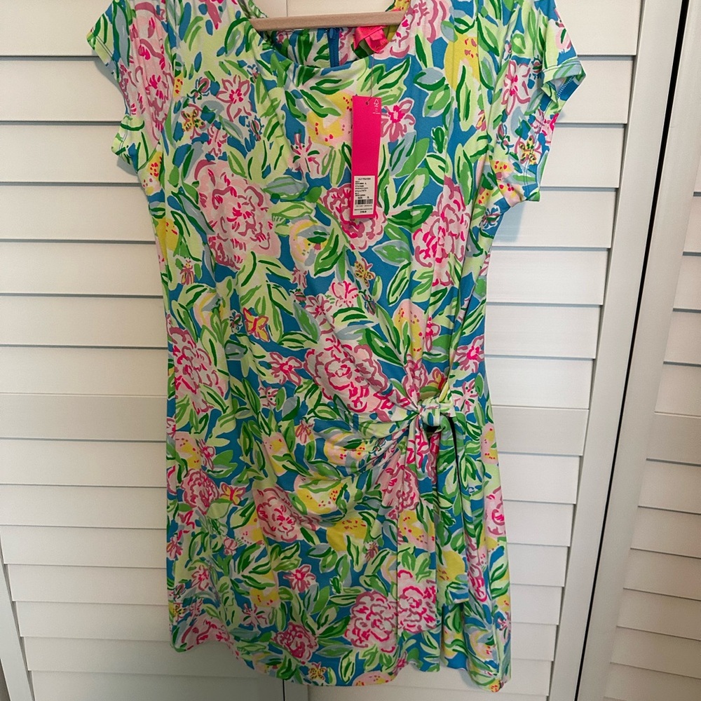Lilly Pulitzer Bryson skirted romper nwt xlg